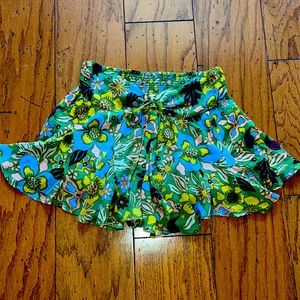 Never worn, XS Free People skorts; pretty colors